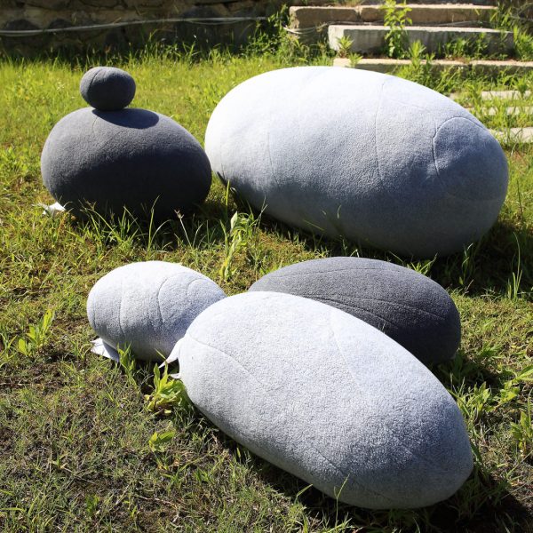 pebble pillow rock pillow 9003 stone pillow 14