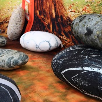 Living Pebble Pillows Floor Cushions 