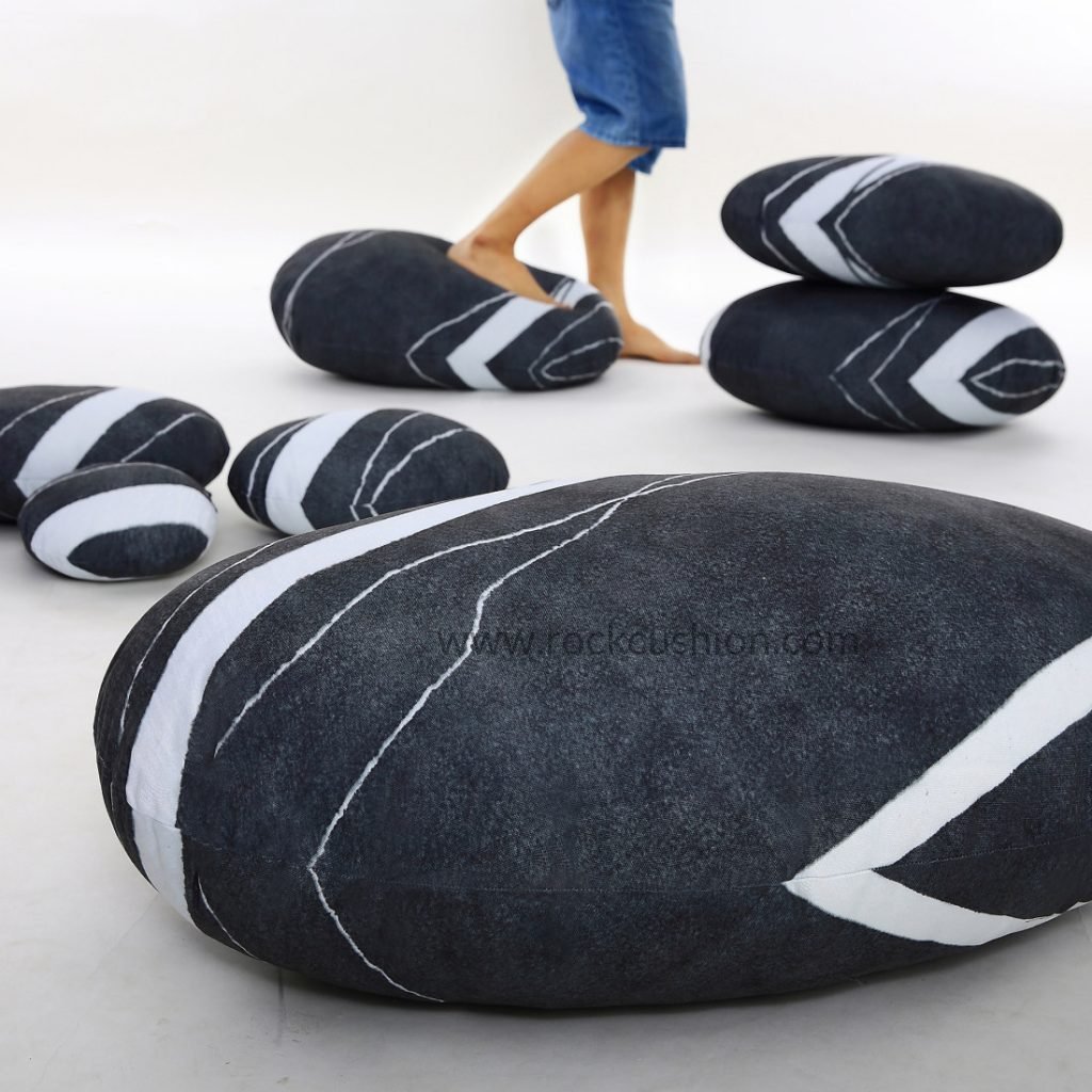 Decorative Pillows Huge Pebble Cushions Rock Cushions Rock Pillows