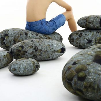 Rock Pillows Pebble Pillows Rock Cushions Stone Pillows Faux Stone Props  Kids Educational Nature Science Theme Pillows 