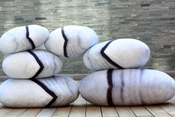 pebble cushions rock pillows 9035 02