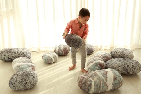 pebble cushions rock pillows 9039 06