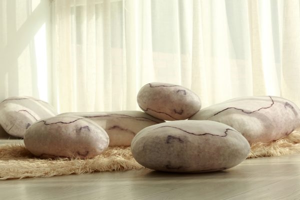 pebble cushions rock pillows 9040 02