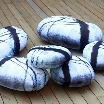 pebble cushions rock pillows 9042 08