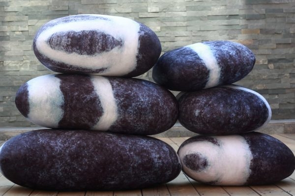 Pebble Floor Living Rock Cushions - Image 2