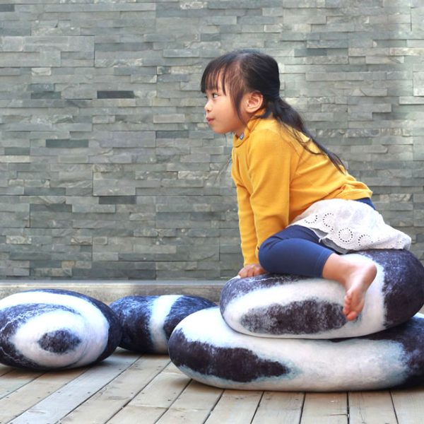 Pebble Floor Living Rock Cushions