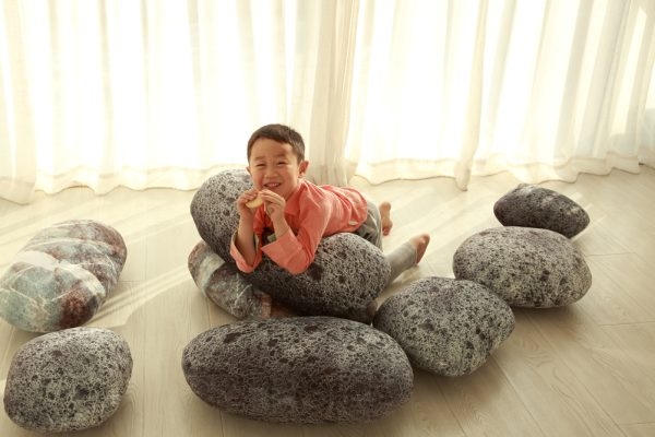 pebble cushions rock pillows 9045 02