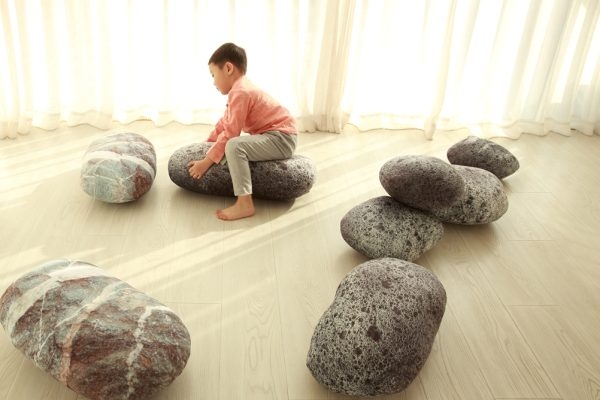 pebble cushions rock pillows 9045 06