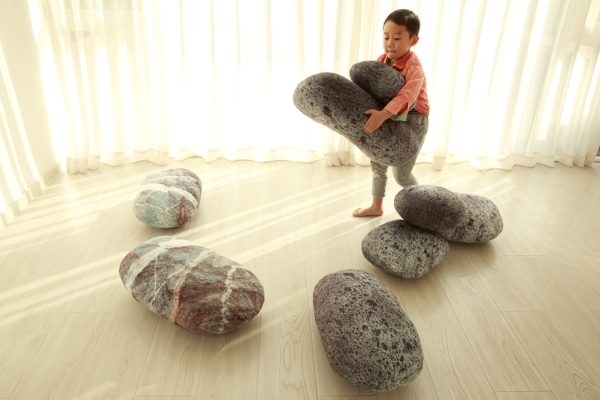 pebble cushions rock pillows 9045 07