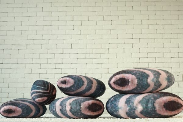 pebble cushions rock pillows 9046 02