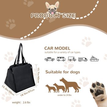 dog car seat carrier for small dogs 3351