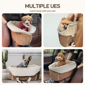 small dog car seat with safety belt 3401