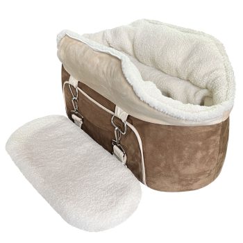 small dog car seat with safety belt 3412